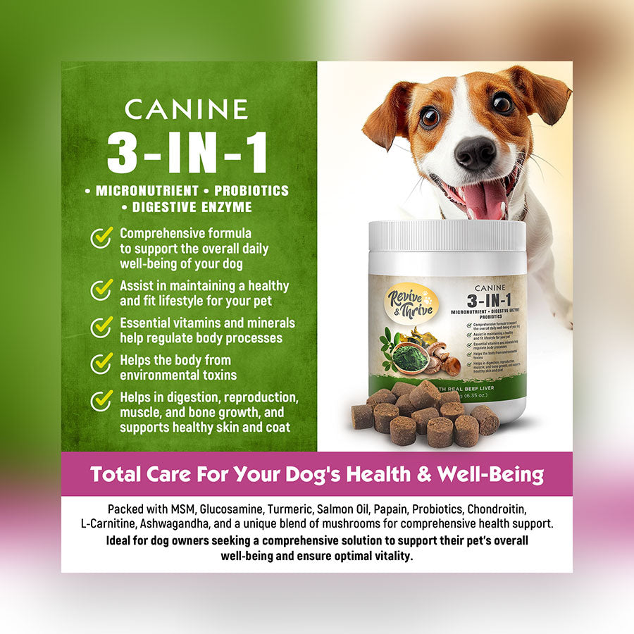 R&T Canine 3-in-1 Supplement