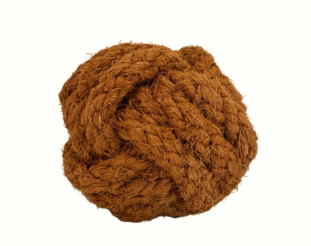 R&T Dental Coconut Coir Rope Ball Dog Toy