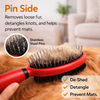 Dual Action Pin & Bristle Brush