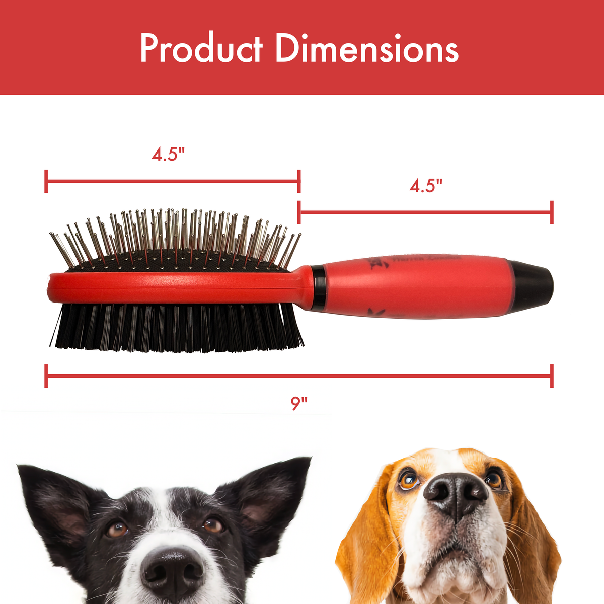 Dual Action Pin & Bristle Brush
