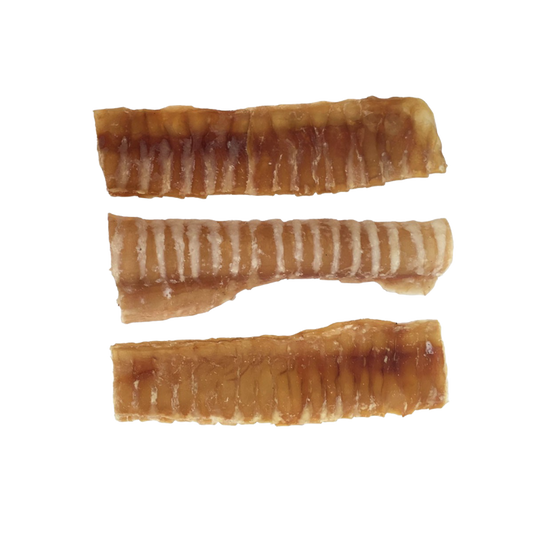 Zenta Pets: 6" Beef Trachea Flats Bulk (20-Pack)