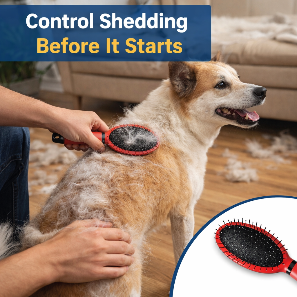 Dual Action Pin & Bristle Brush