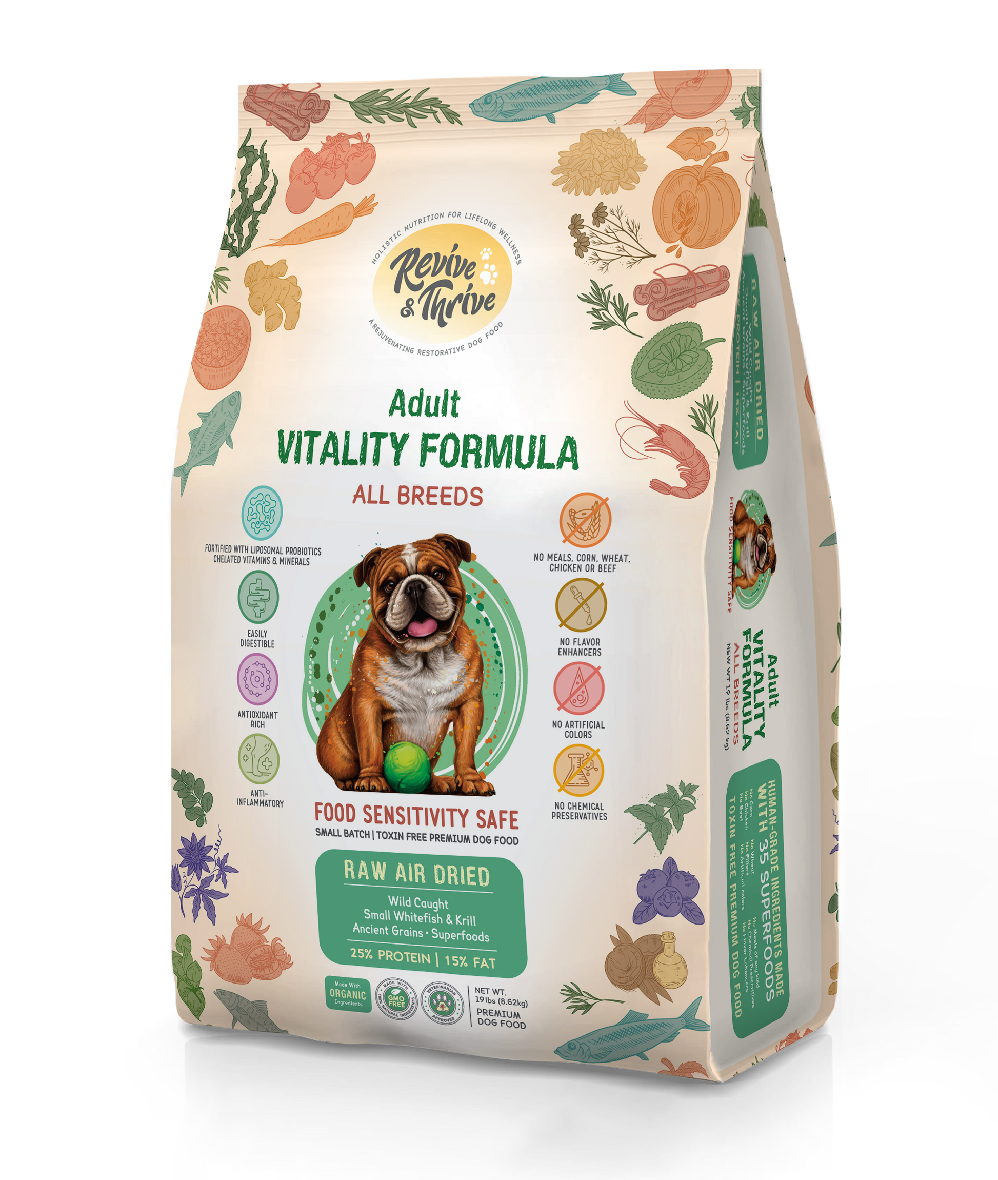 Vitality dog food clearance adult