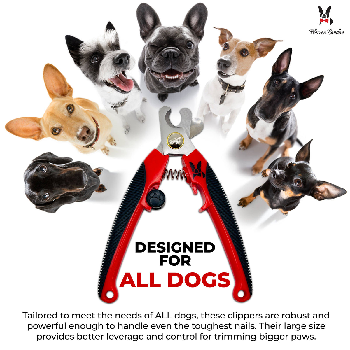 Warren London Dog Nail Clippers – For All Dog Sizes