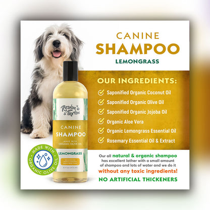 Lemongrass Canine Shampoo